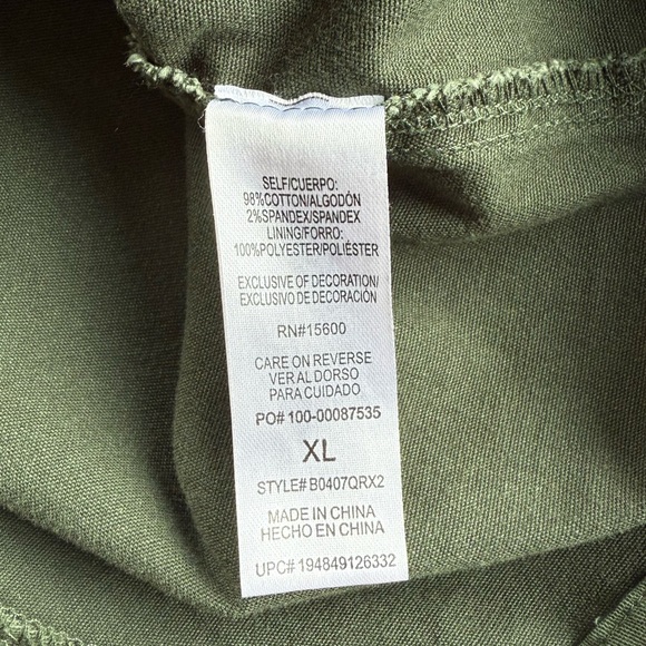 Democracy Women’s Olive Green Military Utility Jacket Cargo Pockets Size XL Coat - Picture 5 of 9